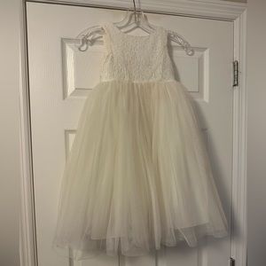 David’s Bridal flower girl dress